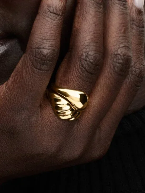 Pandora Rippled Stacking Rings - Picture 3 of 3